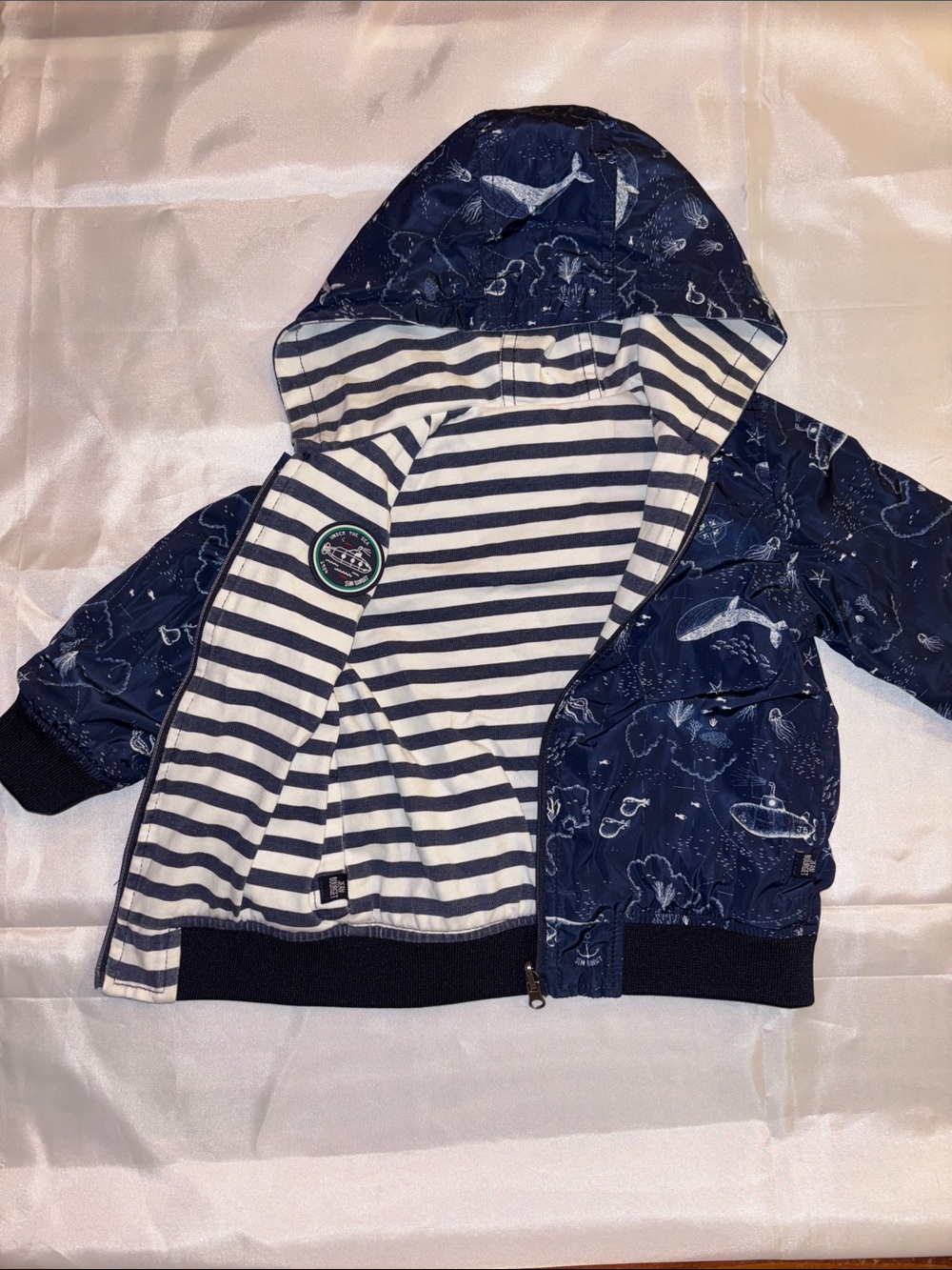 Jean Bourget Reverseable “Under the Sea” Hooded Jacket